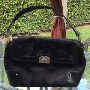 Harveys Logo Nylon and Patent Leather